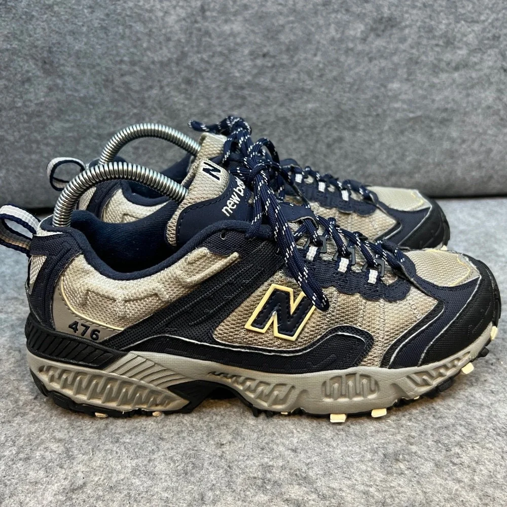 New Balance 476 Trail Running Shoes Sneakers Gray Navy Outdoors Men's‎ 7.5